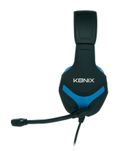 Load image into Gallery viewer, Konix PS-400 Gaming Headset (Black/Blue)