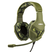 Load image into Gallery viewer, Konix PS-400 Gaming Headset (Camo)