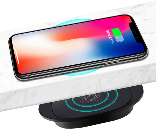 Wireless Hidden Charger - Stick or Screw Under Table