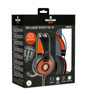 HEADSET WORLD OF TANKS GH-40 GAMING PC